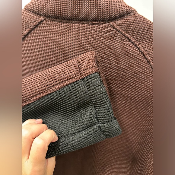 XBLK x ZeroXposur Mens Jacket XXL Maroon Blue Full Zip Sherpa Fleece Lined - Picture 7 of 10